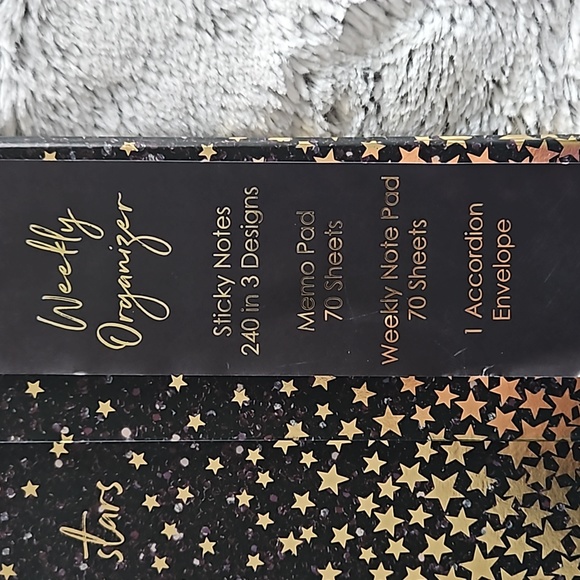 NEW Weekly Organizer Reach for the Stars Sticky Notes Memo Pad Weekly Note Pad - Picture 2 of 8